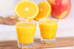 Turmeric Ginger Orange Shots